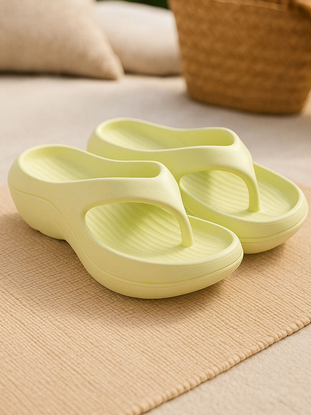 Athree Women Solid Daily Use Thong Flip-Flops