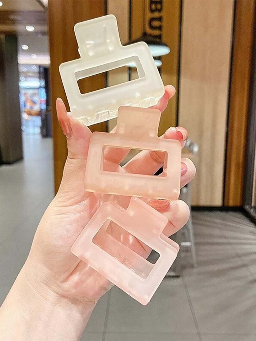 HANDBAG COLLECTION Women Set of 3 Claw Clip