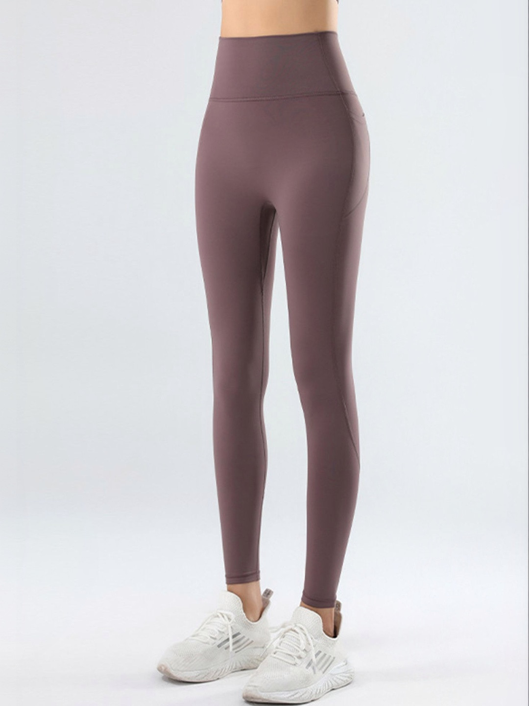 LULU & SKY Women High Waist Ankle Length Gym Fleece-lined Sports Tights