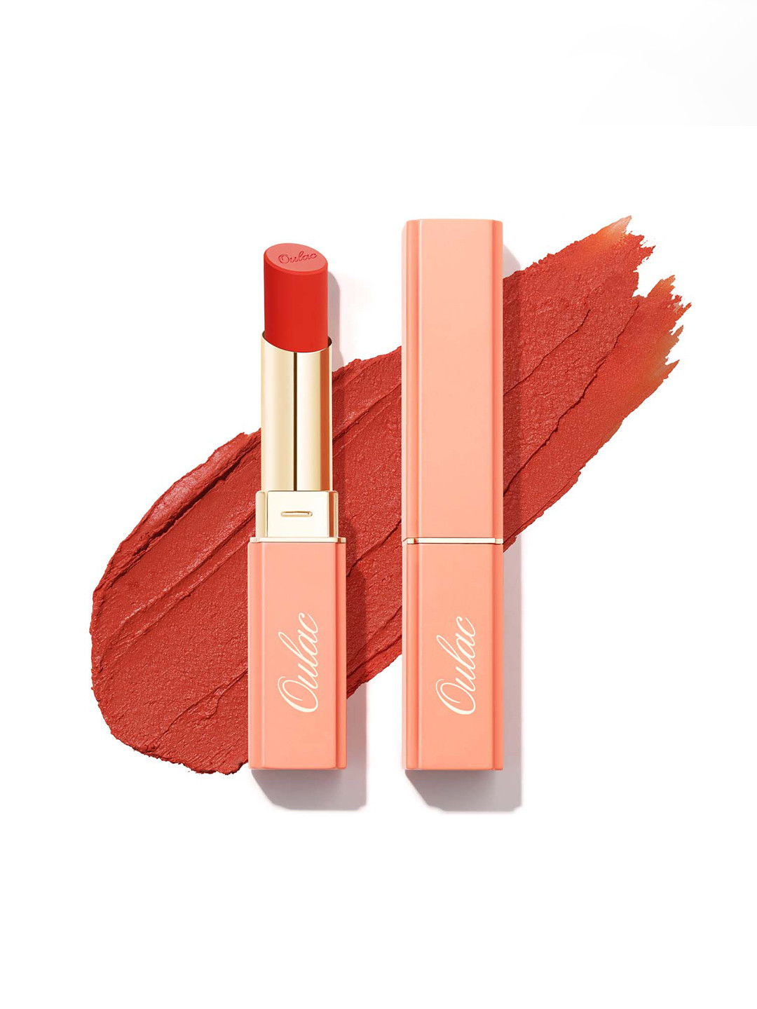 Oulac Velvet Matte Long Lasting Lipstick With Coconut Oil - 3.6 g - Ordinary Orange Y10
