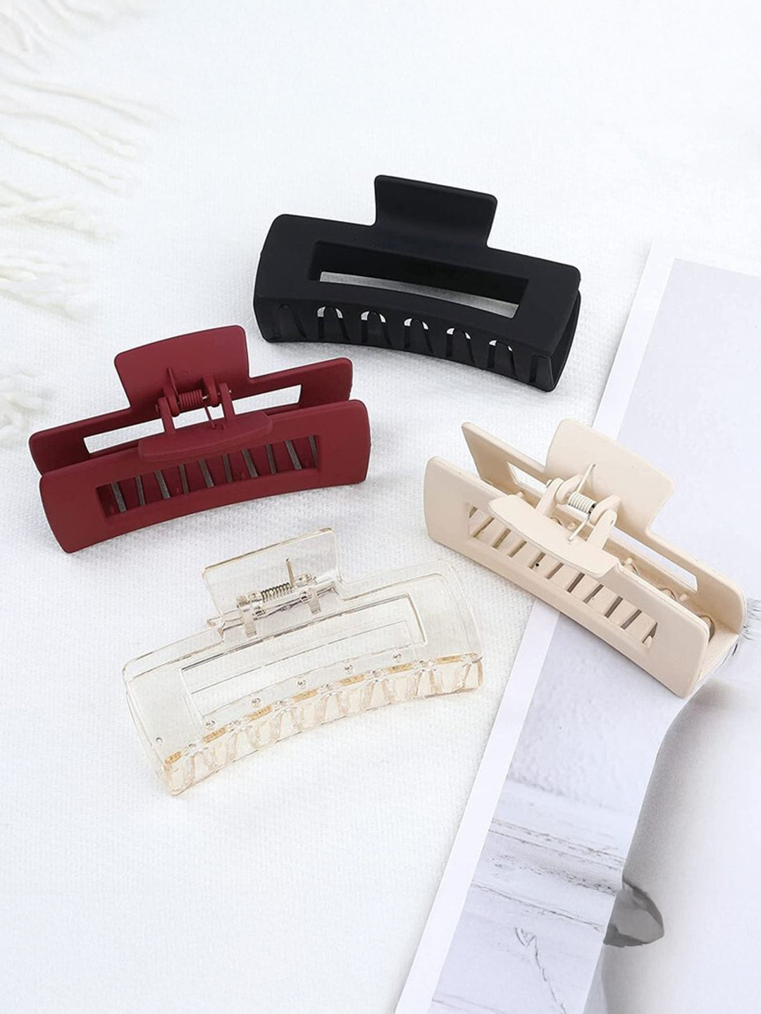 HANDBAG COLLECTION Women Set of 4 Claw Clip