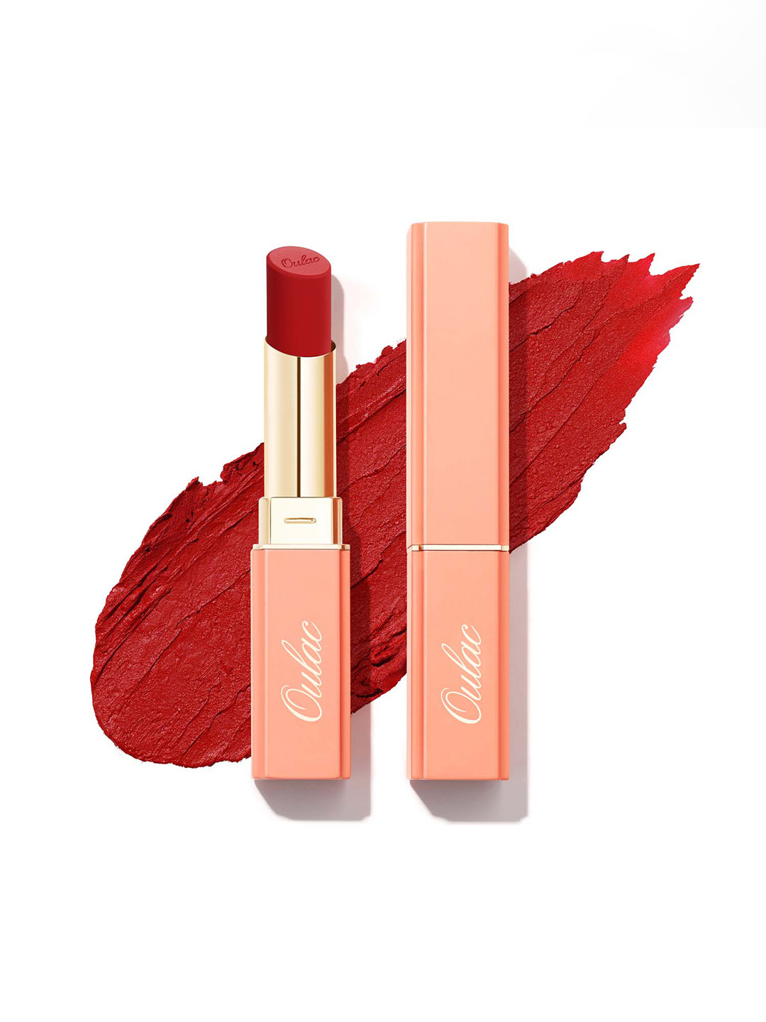 Oulac Velvet Matte Long Lasting Lipstick With Coconut Oil - 3.6 g - Cranberries Y09