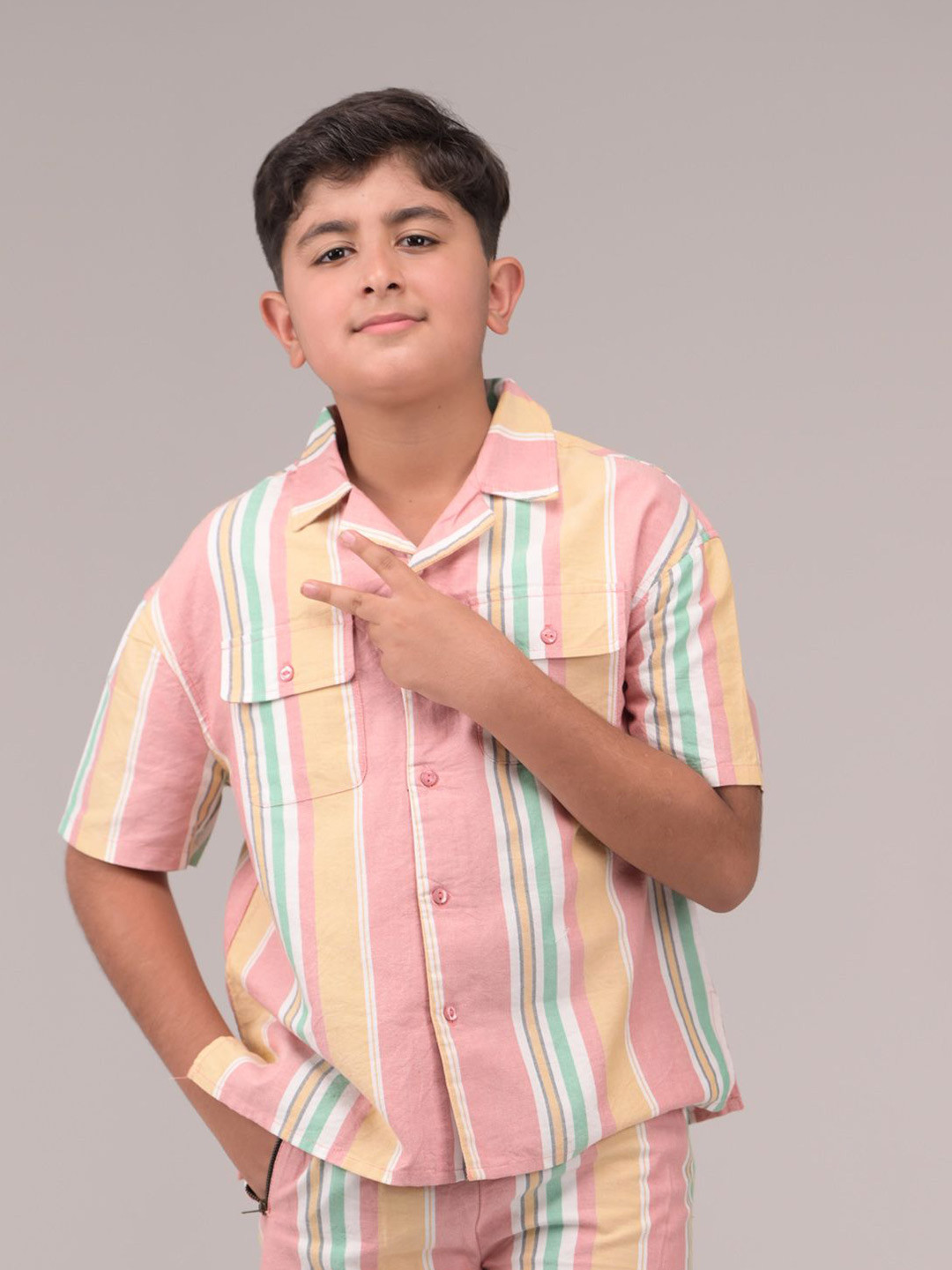 URBAN BUDS Boys Printed Party Shirt