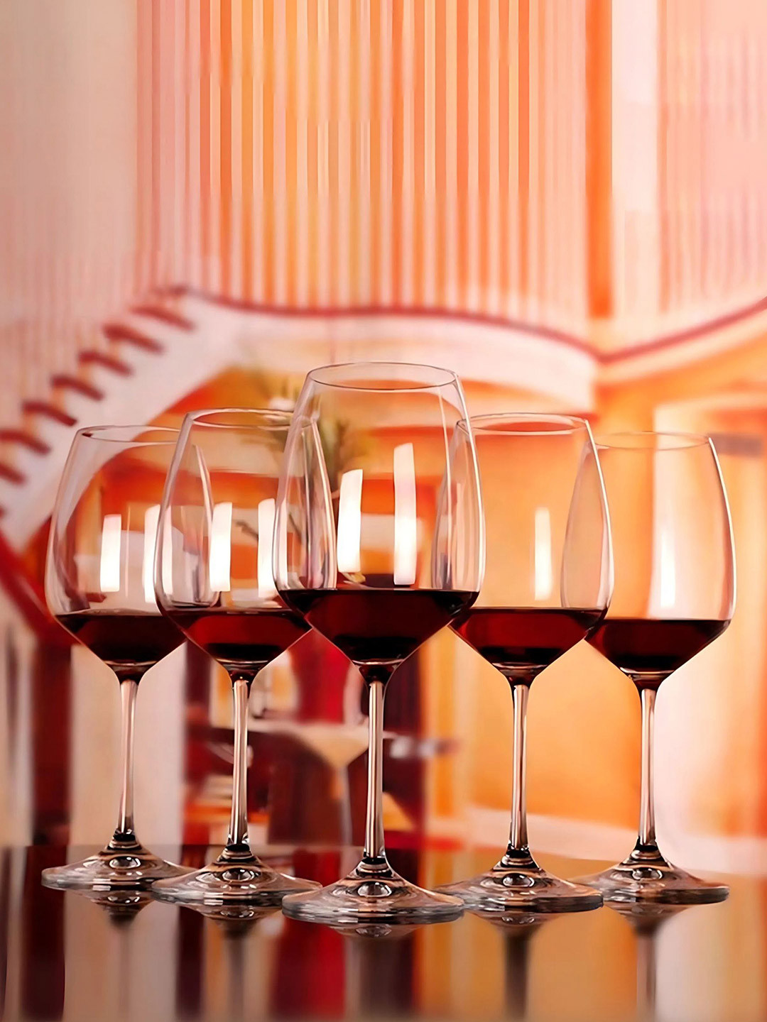 Bohemia Crystal Giselle Crystal Wine Glass Lead free 455 ml Set of 6