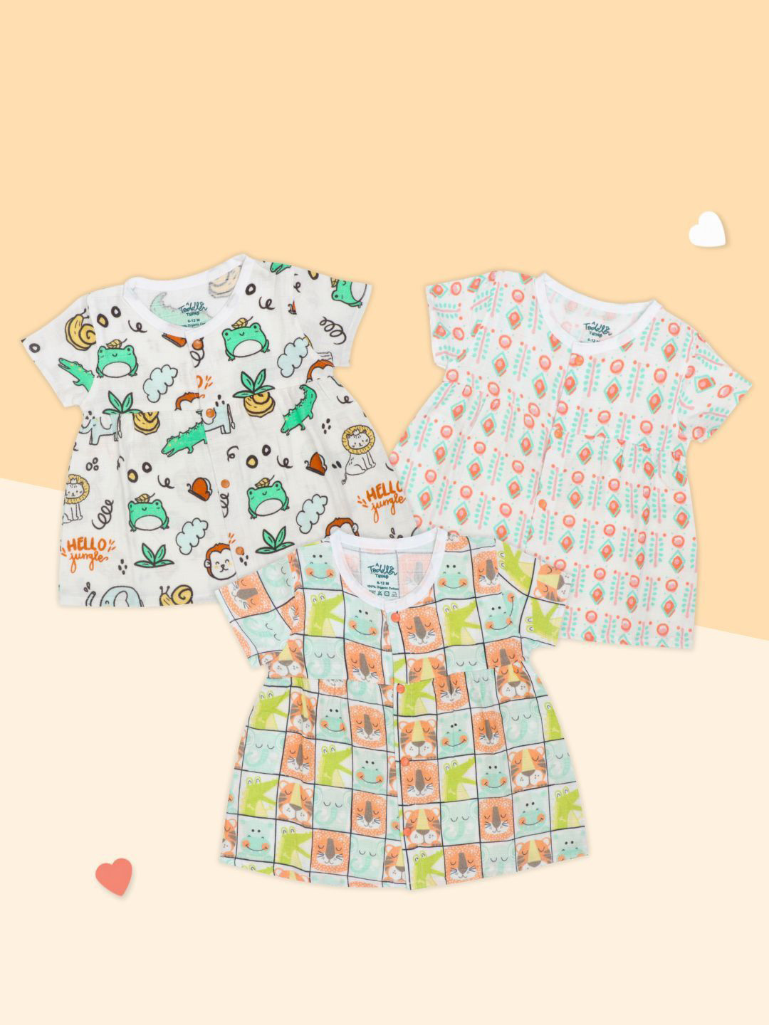 A Toddler Thing Print A-Line Dress