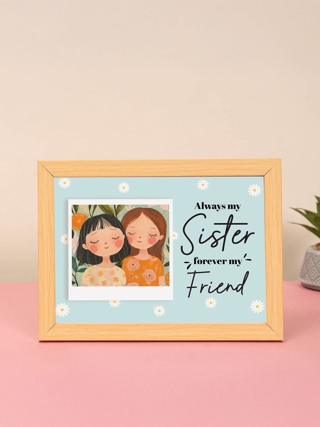 The Zappy Box Camel Brown Wood Wall Photo Frames