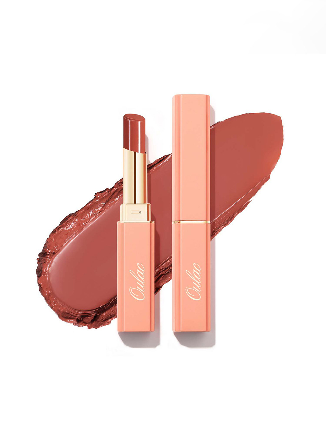 Oulac Moisture Shine Lipstick With Vitamin E - 2.2 g - Apricot Crush 16