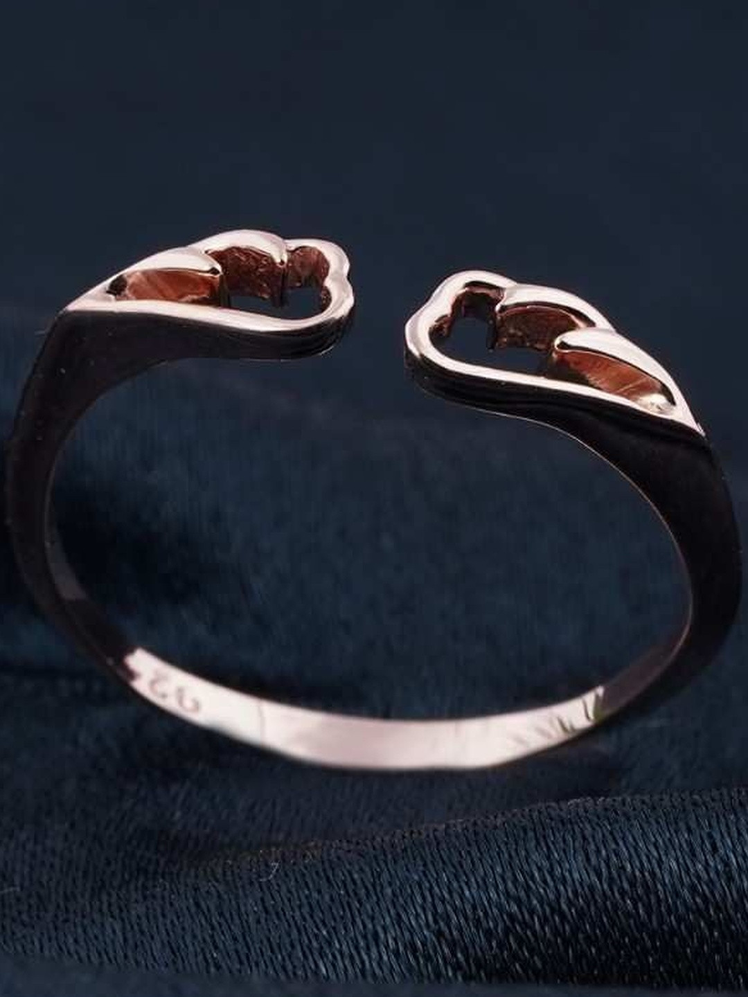 Zalkari 925 Sterling Silver Promise Finger Ring