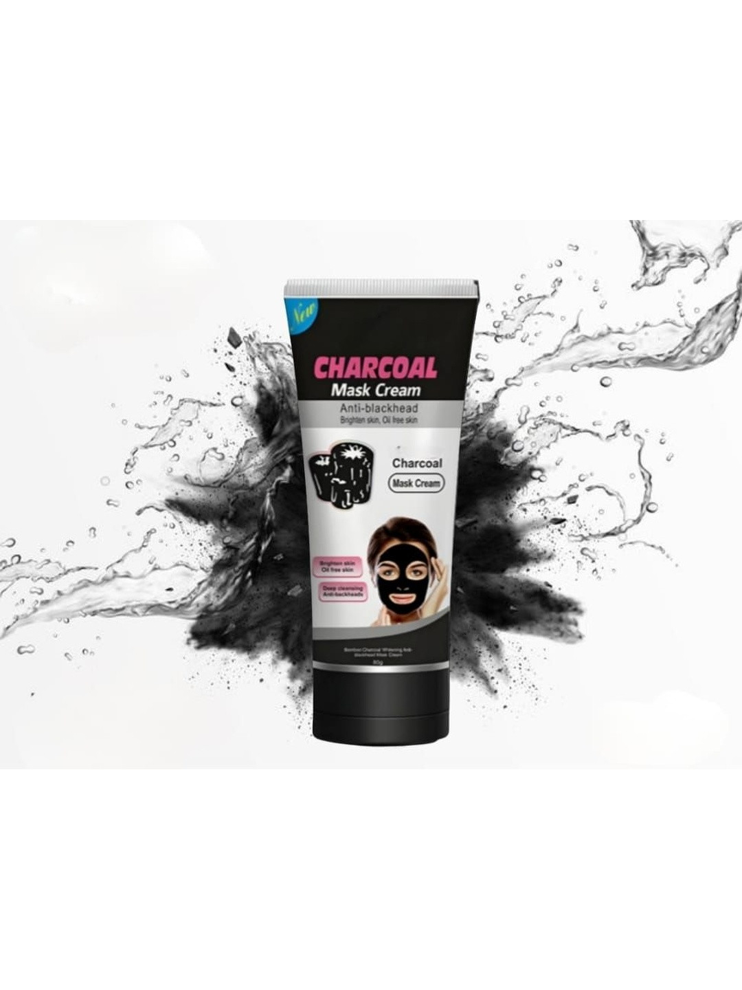 Elecsera Anti-Blackhead Charcoal Peel-Off Face Mask Cream - 130 g