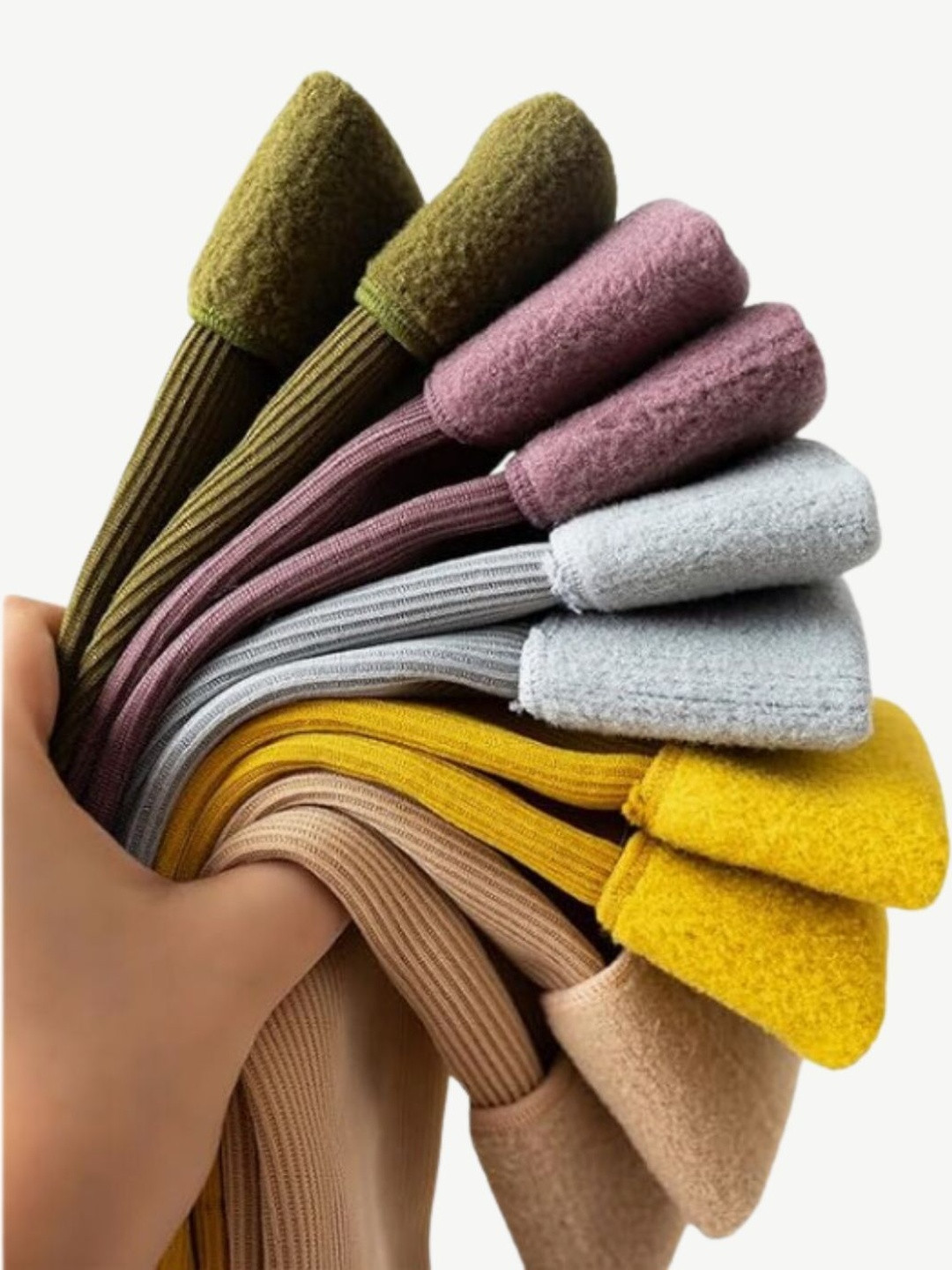 SECRETS BY ZEROKAATA Women Pack of 10 Above Ankle-Length Winter Socks