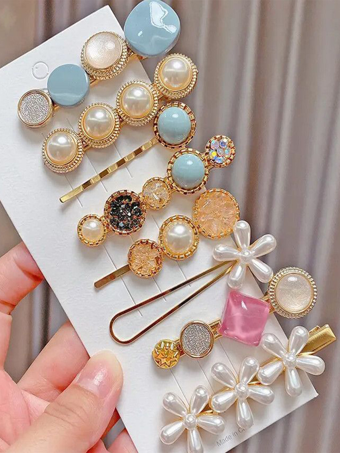 HANDBAG COLLECTION Women Tic Tac Hair Clip