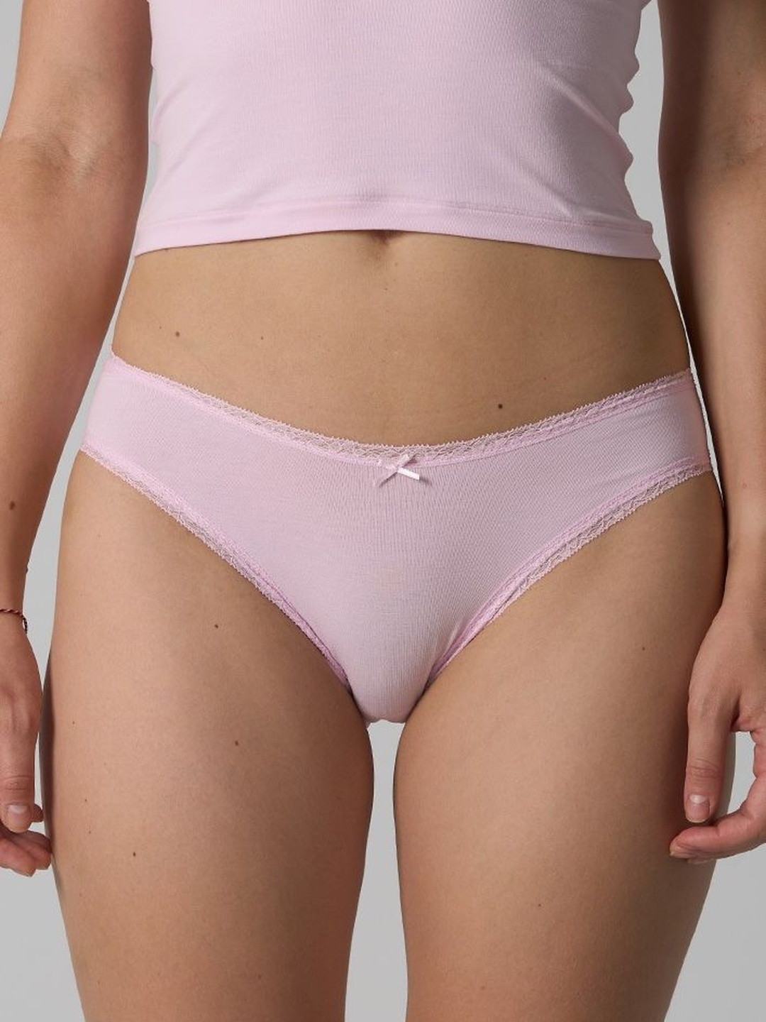 LULU & SKY Mid-Rise Bikini Briefs