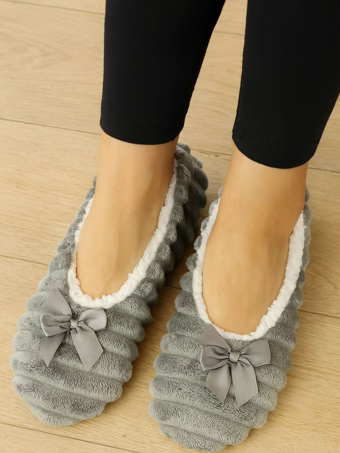 TEEMOODS Women Warm Indoor Non Slip Slipper Socks