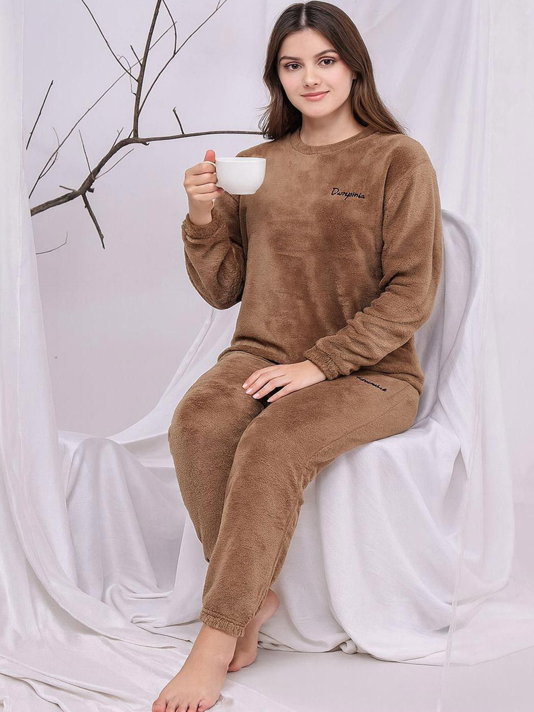 FITIN OUTFIT Long Sleeves Nightdress