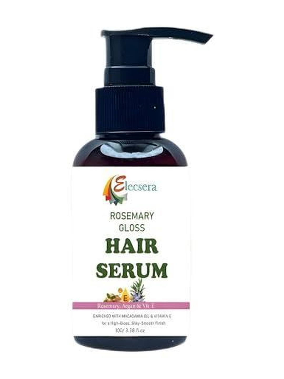 Elecsera Rosemary Gloss Frizz-Free Hair Serum For Dry & Rough Hair - 100 ml