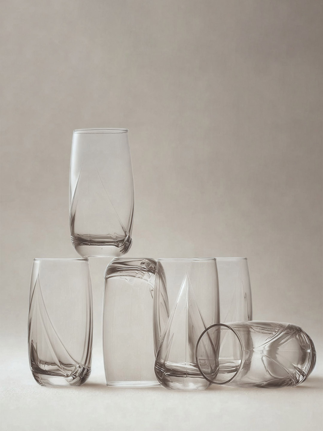 Uniglass  Set of 6 Transparent Lead-Free Glory Juice Glass 365ml
