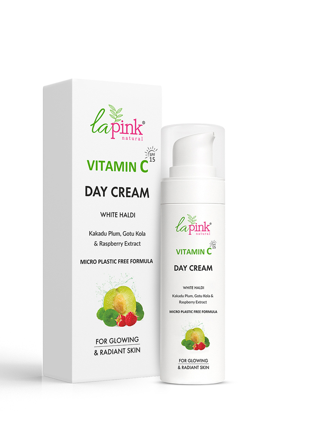 La Pink Vitamin C Day Cream SPF 15 With Kakadu Plum & Whitonyl For Hydration - 30 g
