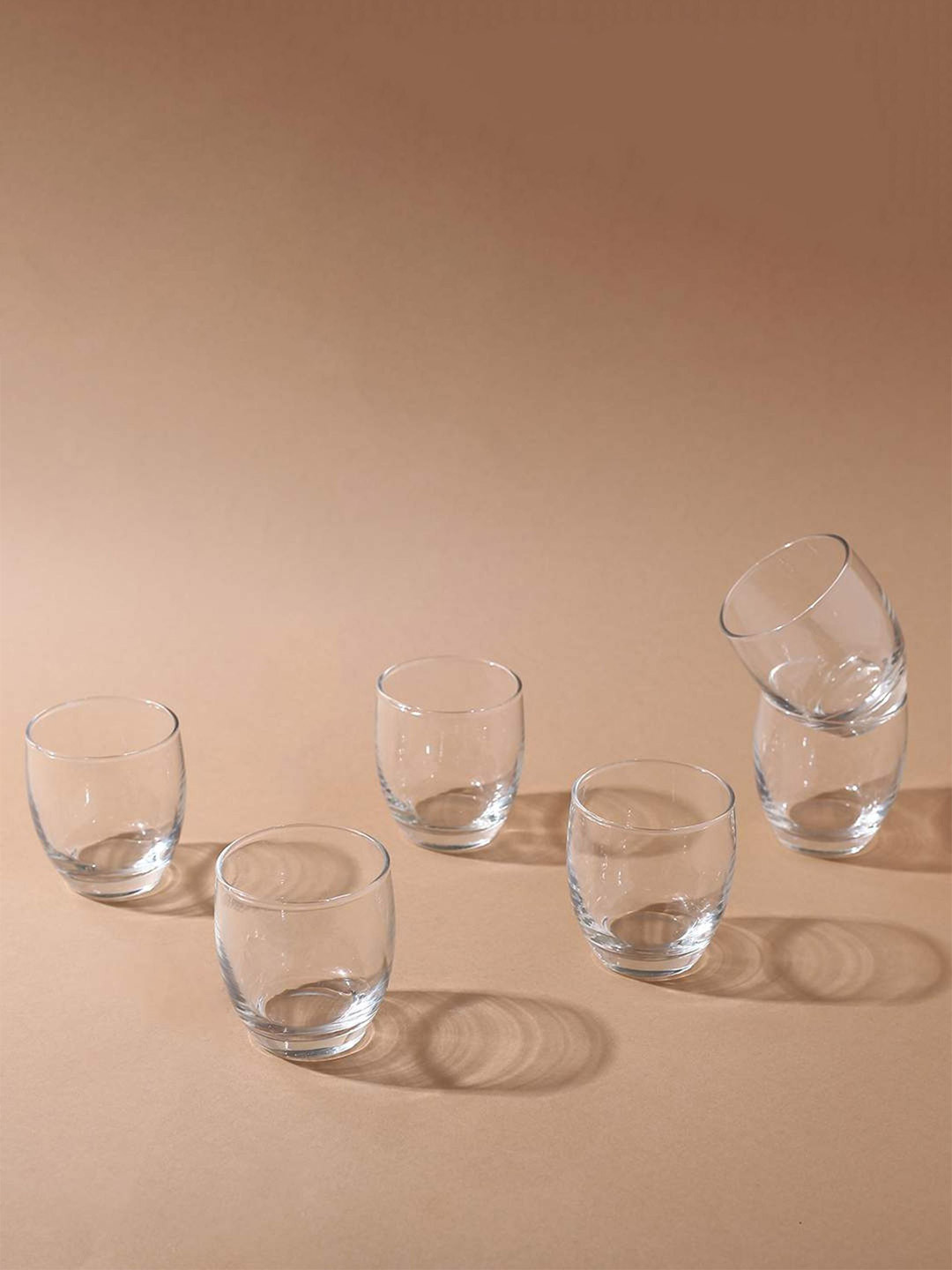 Uniglass  Set of 6 Transparent Juice Glasses 250ml each