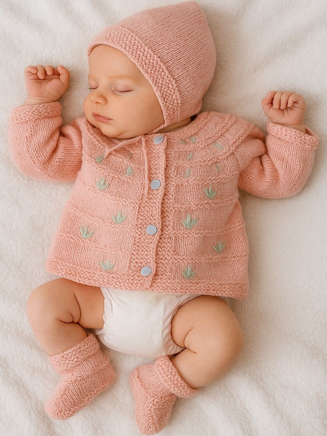 LeafBird Kids Embroidered Baby Apparel Gift Set