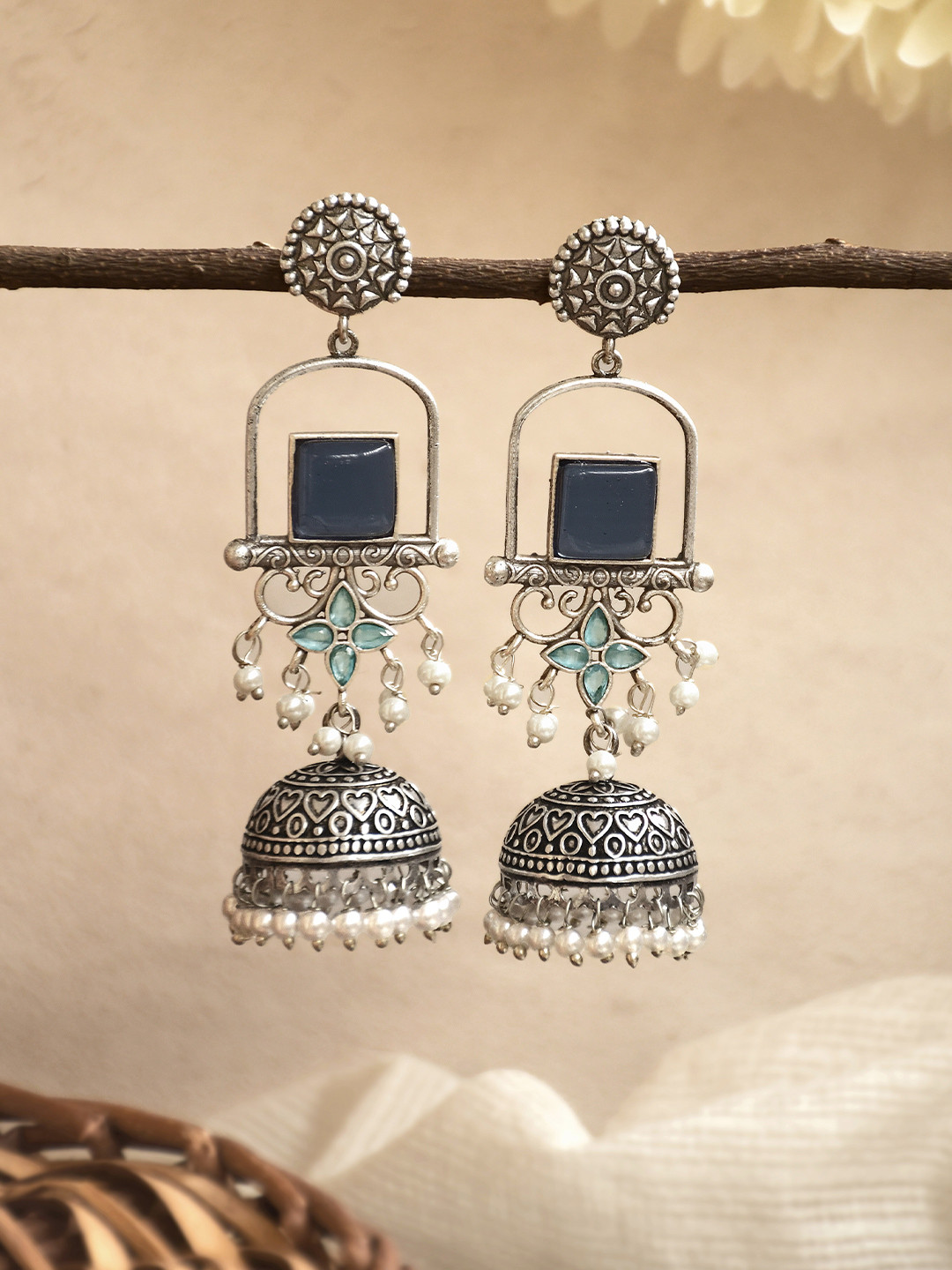 NAMAN ARTS Contemporary Jhumkas Earrings