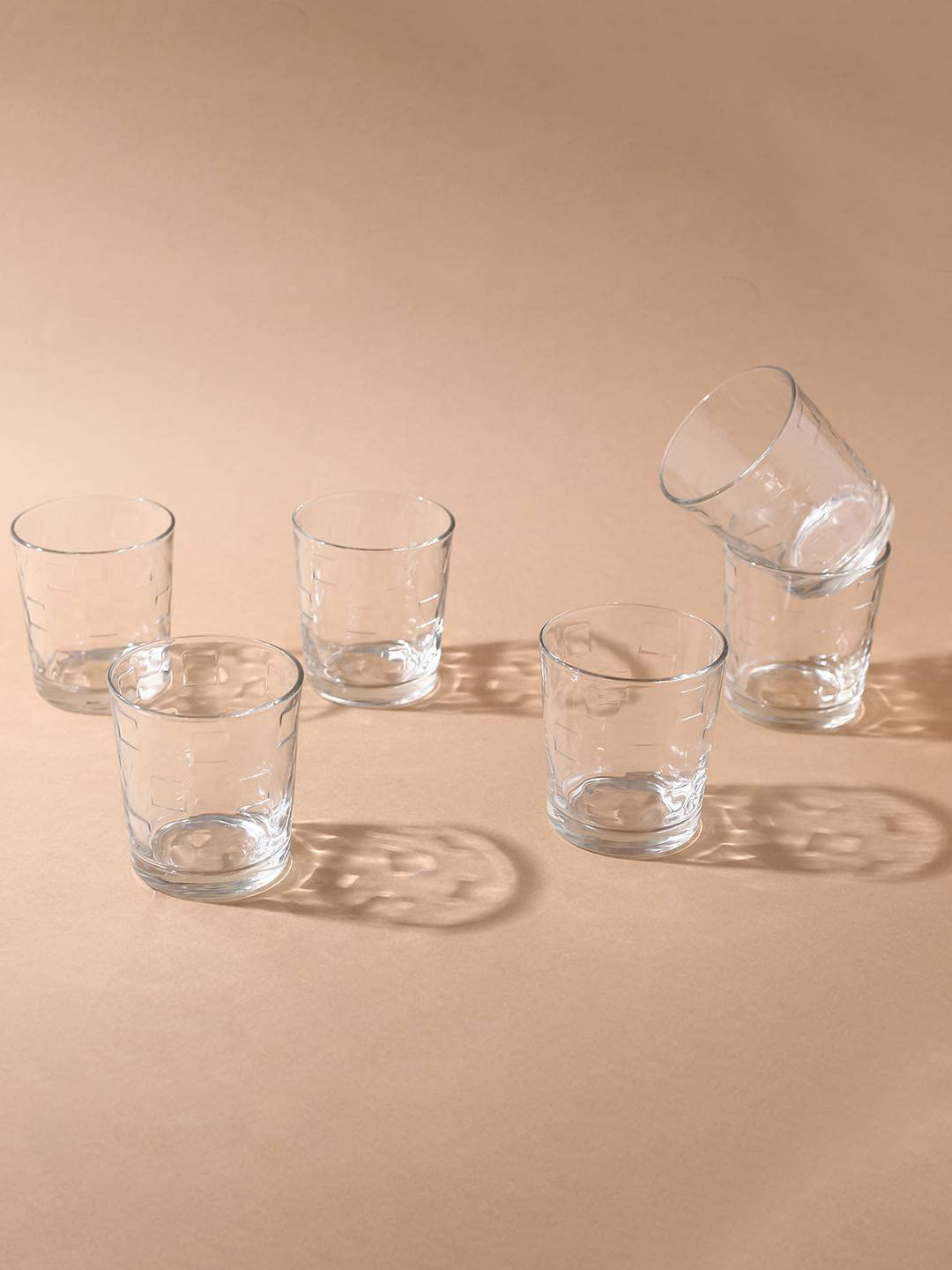 Uniglass Kyvos 6 Pieces Transparent Lead Free Whiskey Glasses 285 ml