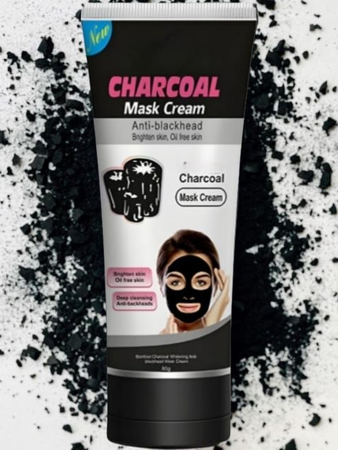 Elecsera Anti Blackhead Charcoal Mask Cream- 130 ml