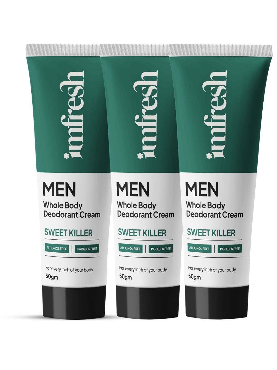 imfresh Set Of 3 Sweet Killer Whole Body Deodorant Cream - 50 g Each