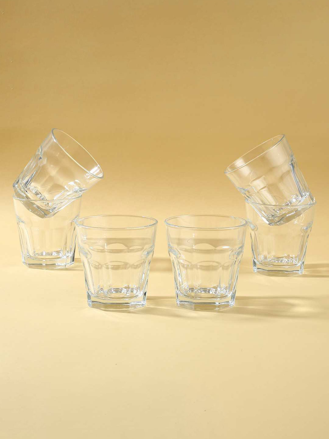 Uniglass Marocco Whiskey Glasses Set of 6 Transparent Dishwasher Safe 230 ml
