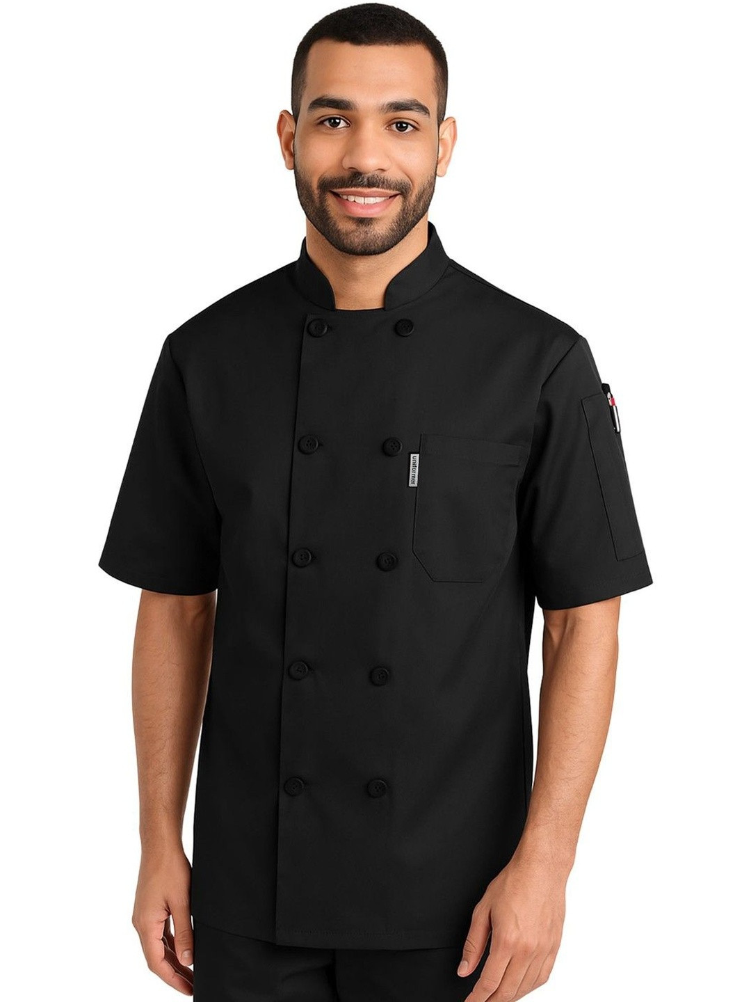 uniformer Men Double-Breasted Chef Coats