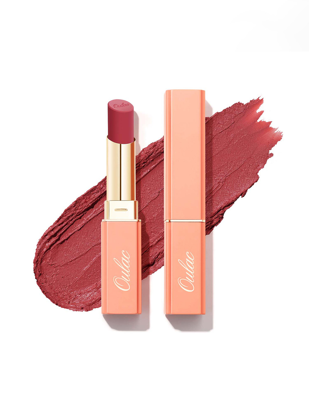 Oulac Velvet Matte Long Lasting Lipstick With Coconut Oil - 3.6 g - Red Velvet Y06