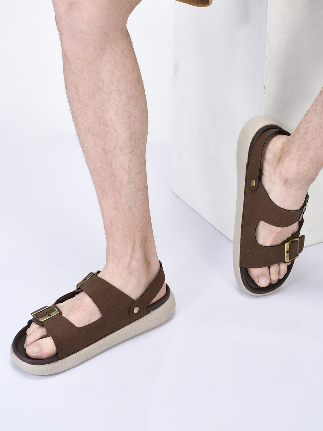 FAUSTO Men Open Toe Waterproof Comfort Sandals