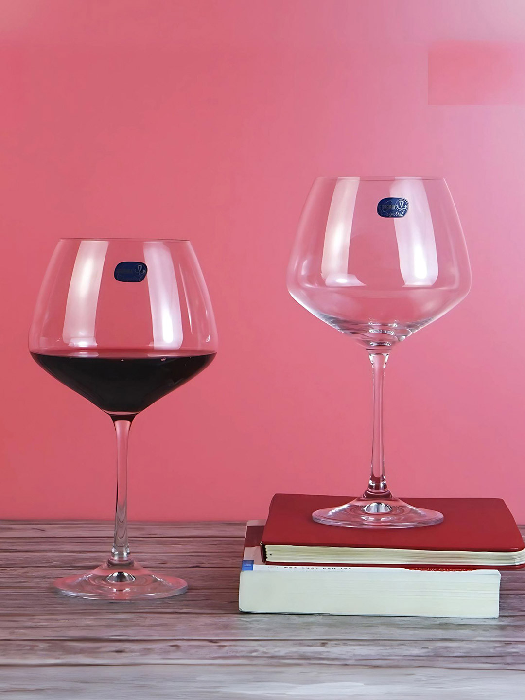 Bohemia Crystal  Set of 6 Giselle Crystal Wine Glass Lead free 580 ml