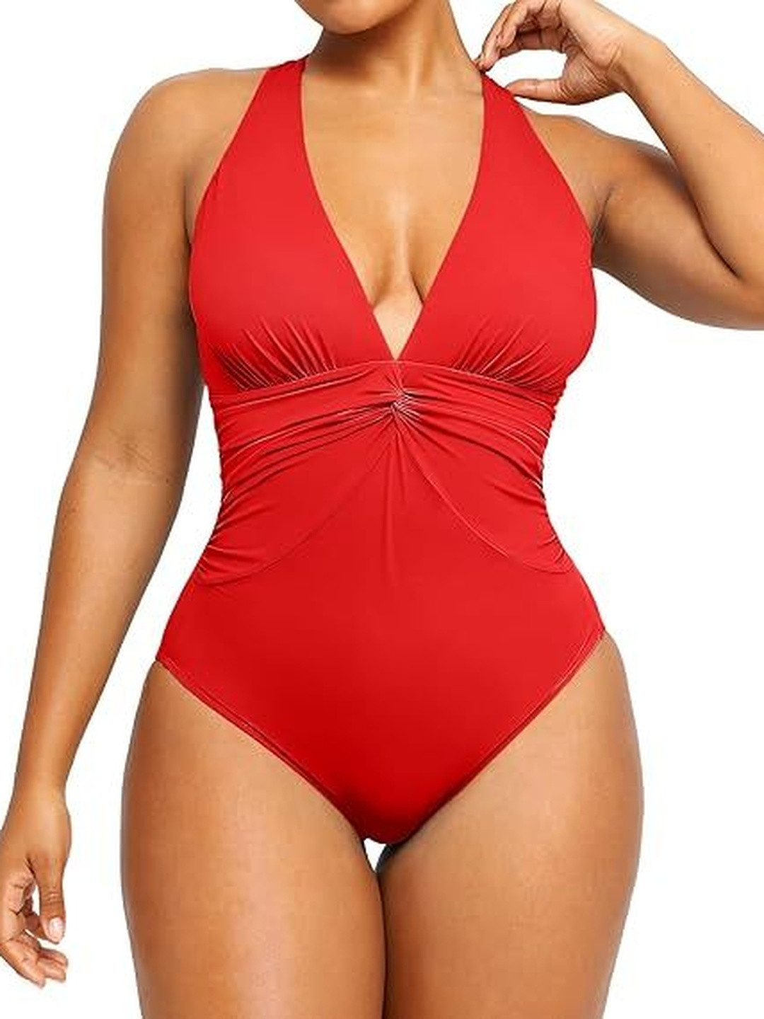 Toomley 3-Way Neckline Padded Cut-Out Bodysuit