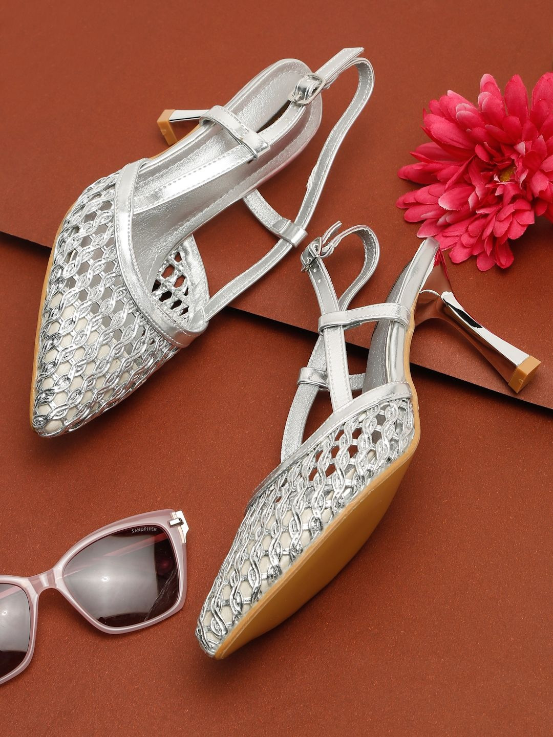 Flat n Heels Stiletto Heels Mules with Bows