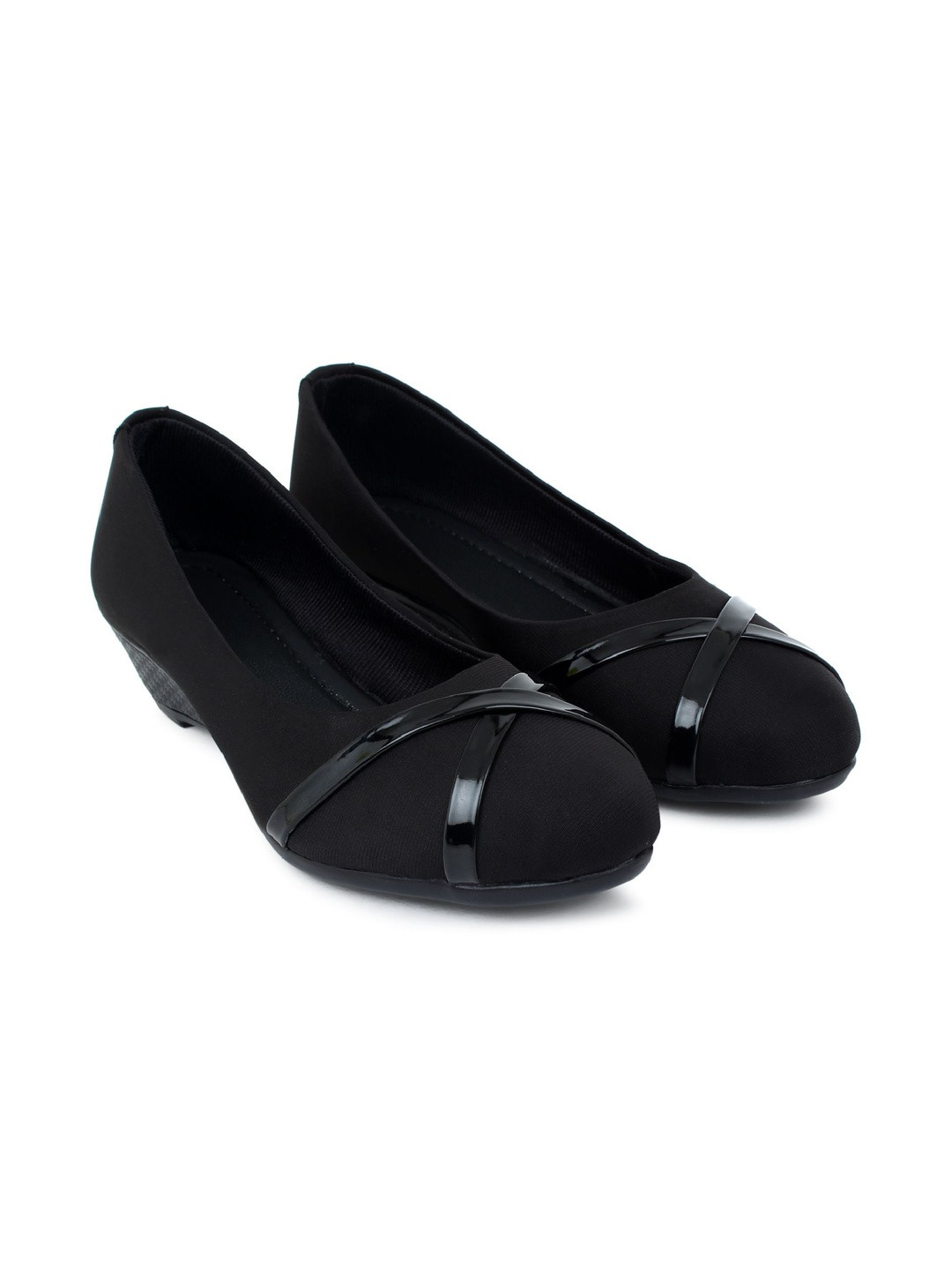 Luvfeet Round-Toe Wedge Pumps Ballerinas
