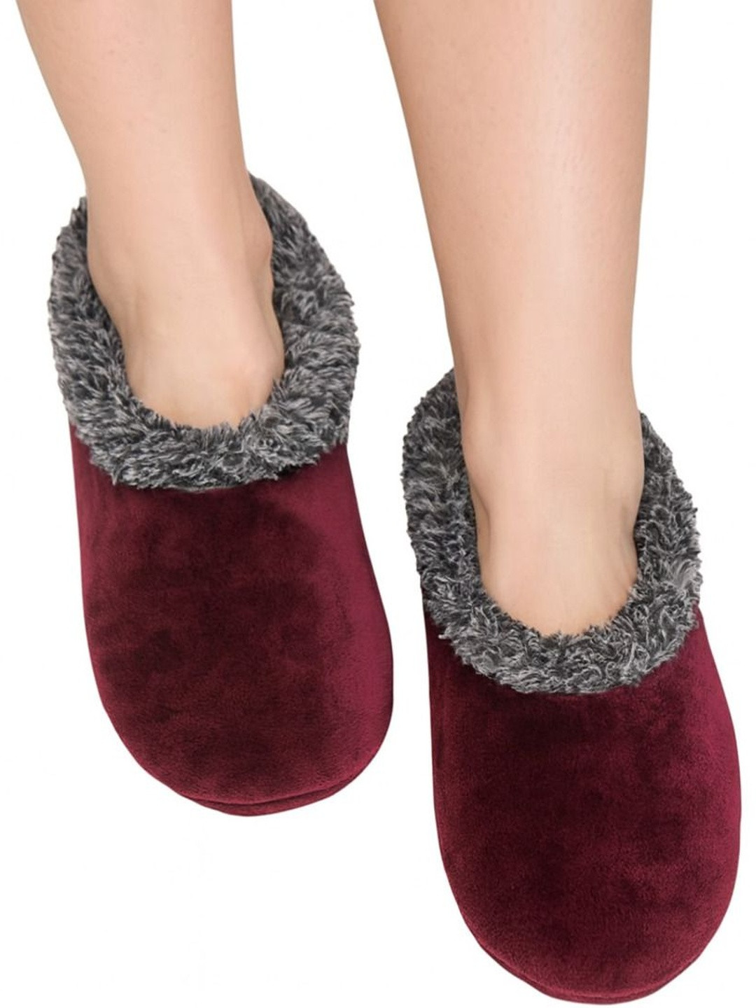 TEEMOODS Non-Slip Warm Indoor Ankle-Length Socks