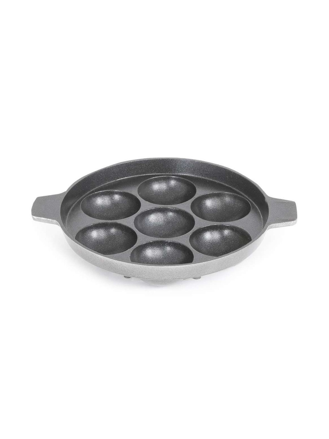 sowbhagya Black & Grey 7 Rounds Paniyarakkal With Lid