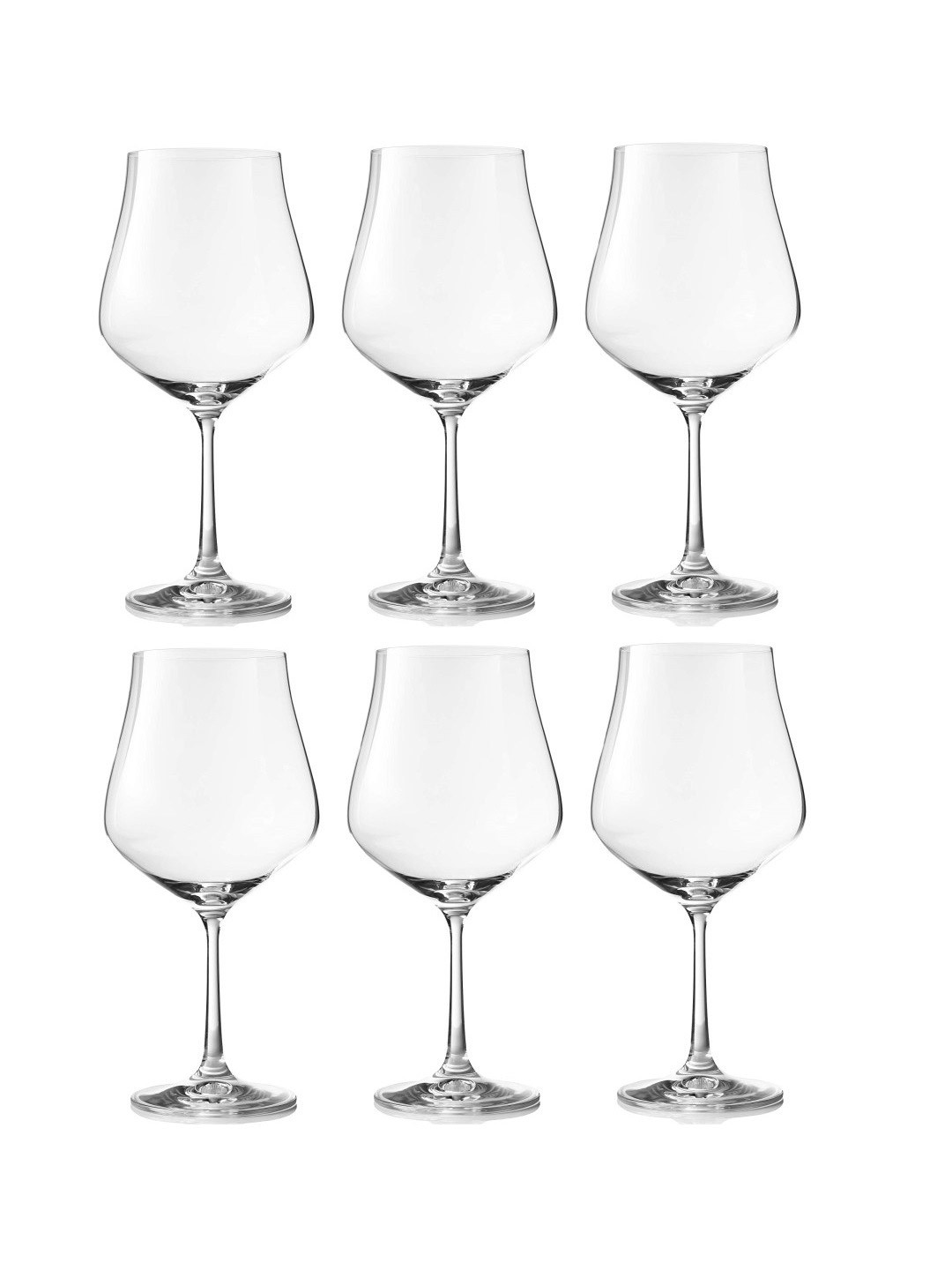 Set of 6  Tulipia Crystal Wine Glass Lead free 600 ml