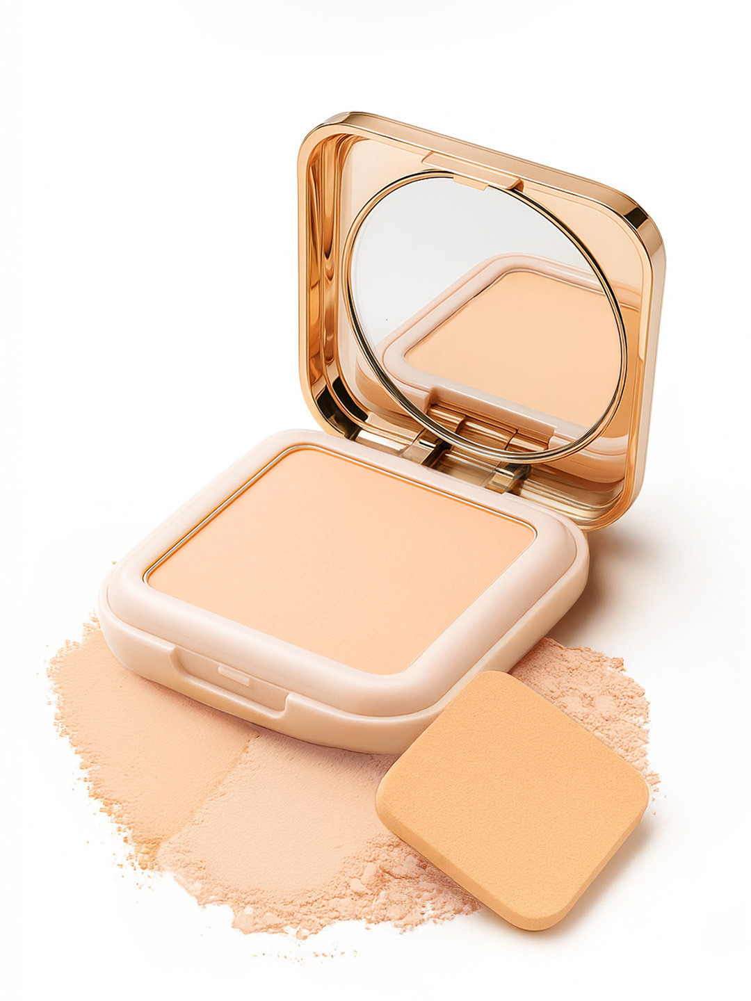 TEEN TEEN COSMETICS HD 2 In 1 Matte Finish Compact Powder- 20 g - Cream 03