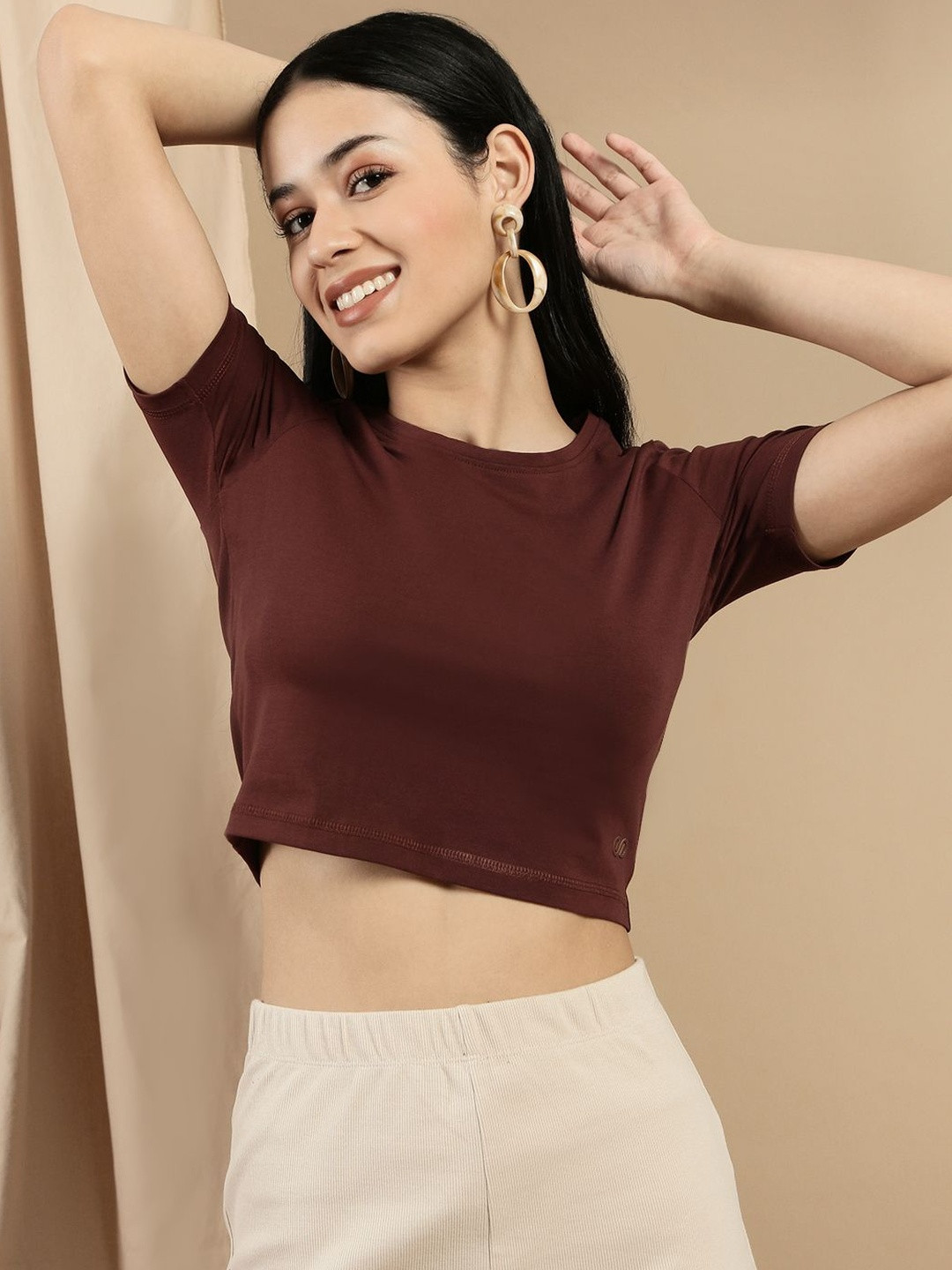 Ecolore Cotton Crop Top