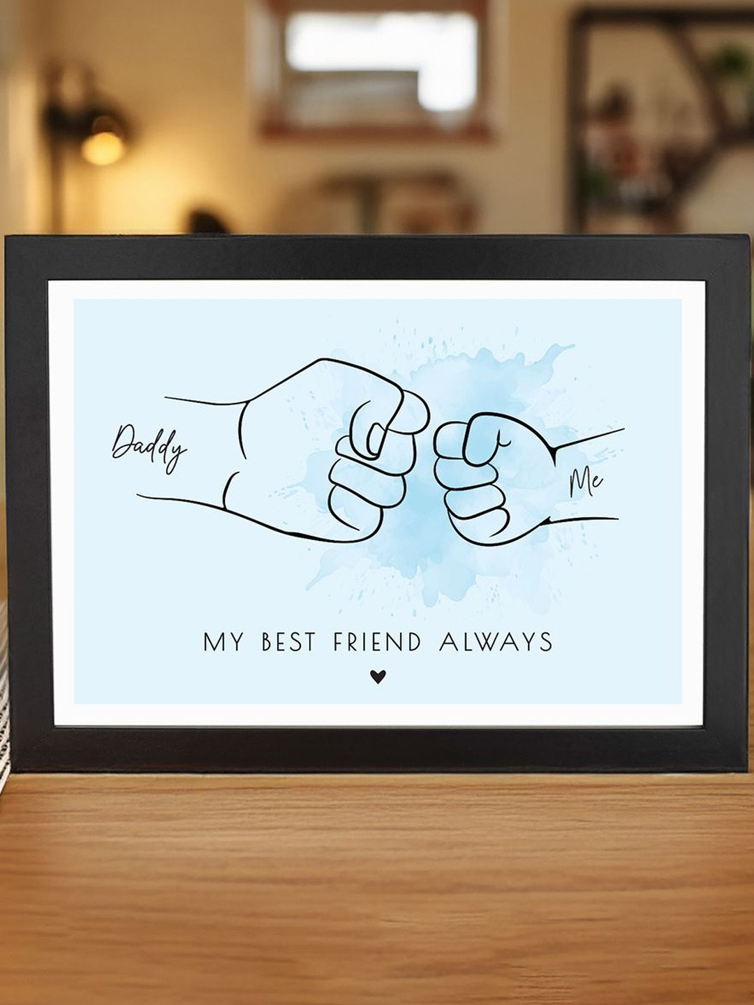 The Zappy Box Black Wood Table Photo Frames