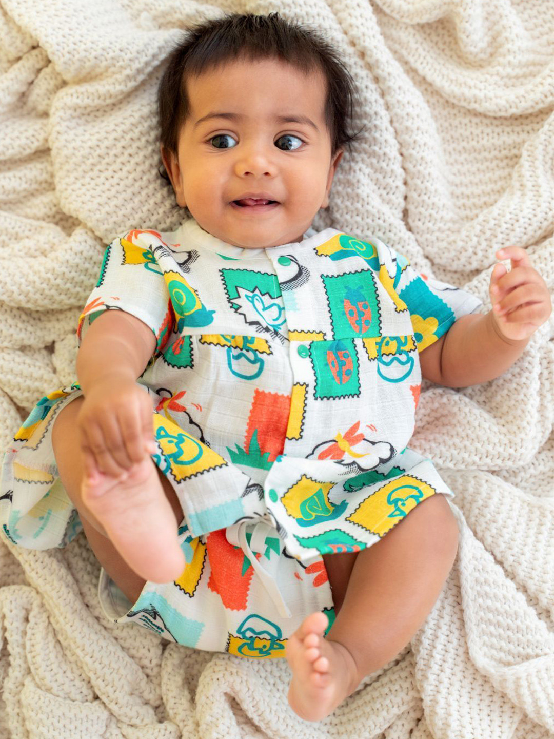 A Toddler Thing Print Fit & Flare Dress
