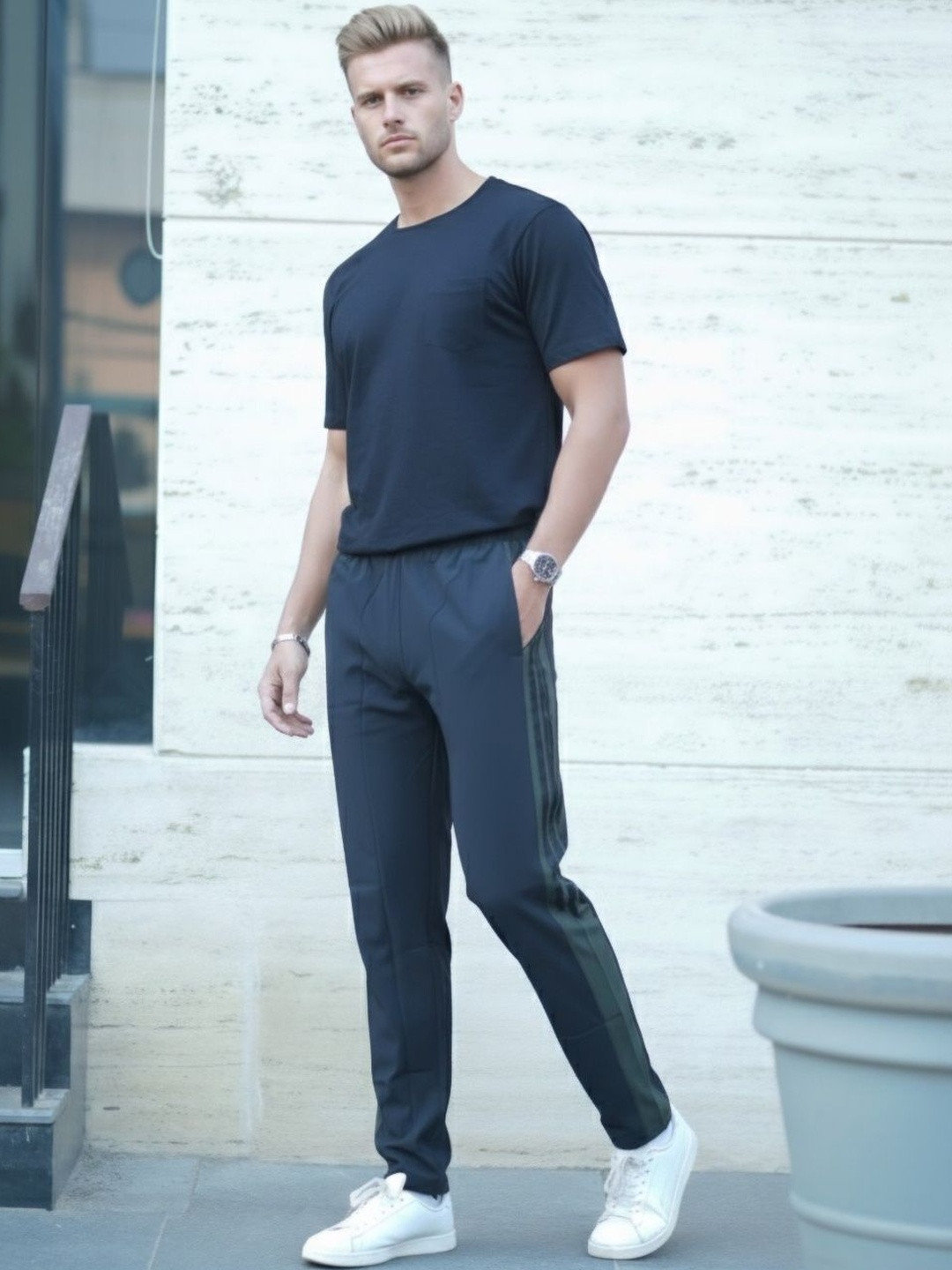 Aimovig Men Relaxed Loose Fit Trousers