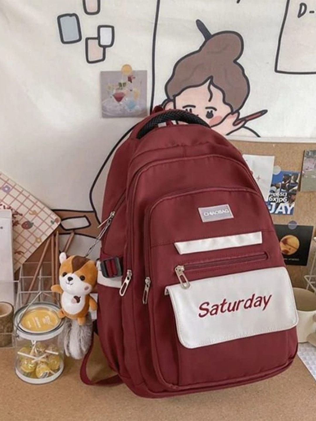 WALSON Colourblocked Water-Resistant Laptop Backpack - 30 L