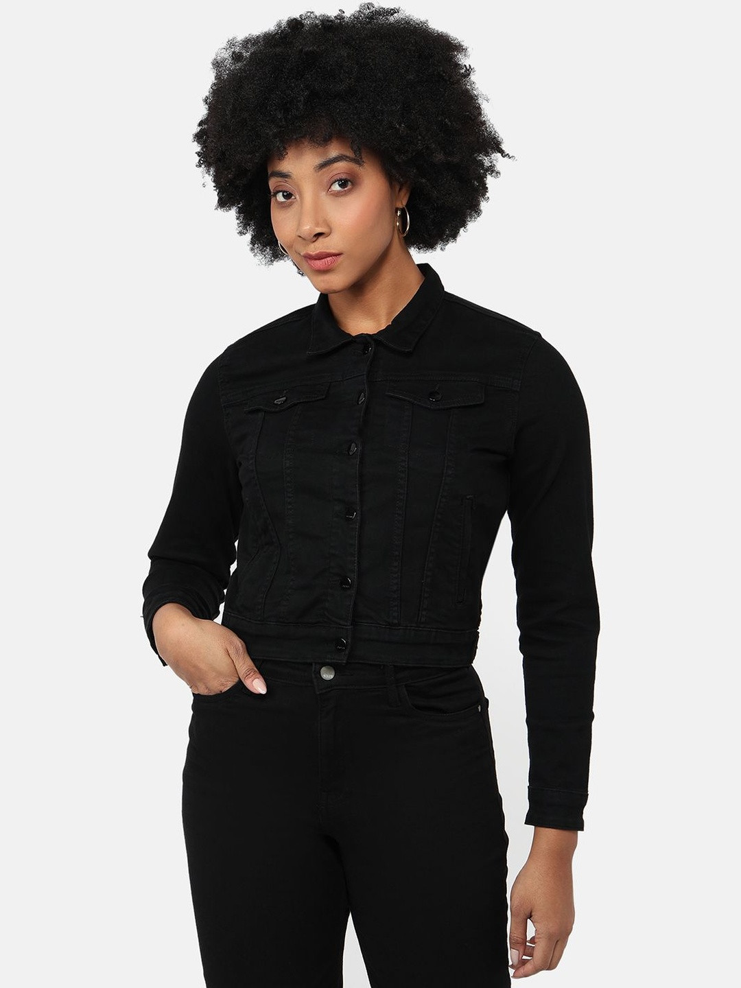 Kraus Jeans Women Crop Denim Jacket