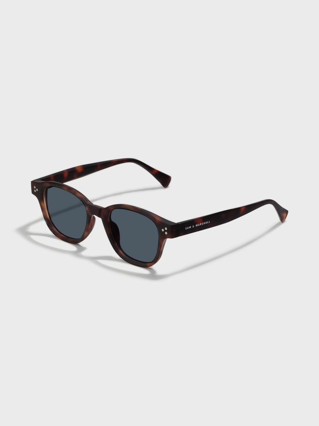 SAM & MARSHALL Unisex Square Sunglasses With UV Protected Lens TOREN_TEXTURED_20156