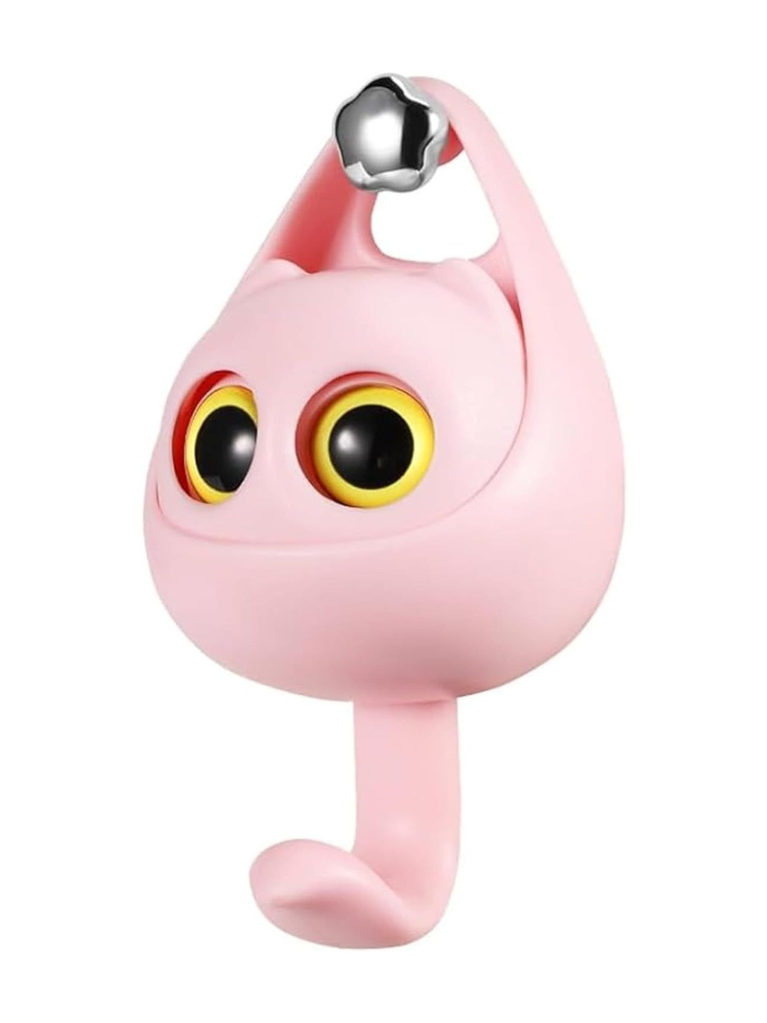 AUGEN Pink & Black Wink Cat Adhesive Wall Hook