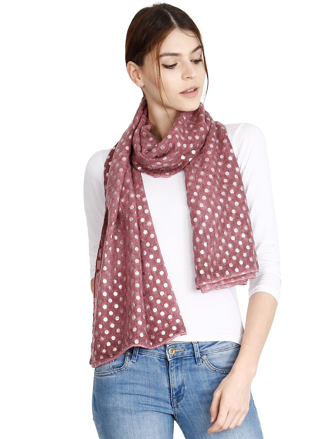 FabSeasons Women Mukaish Scarf