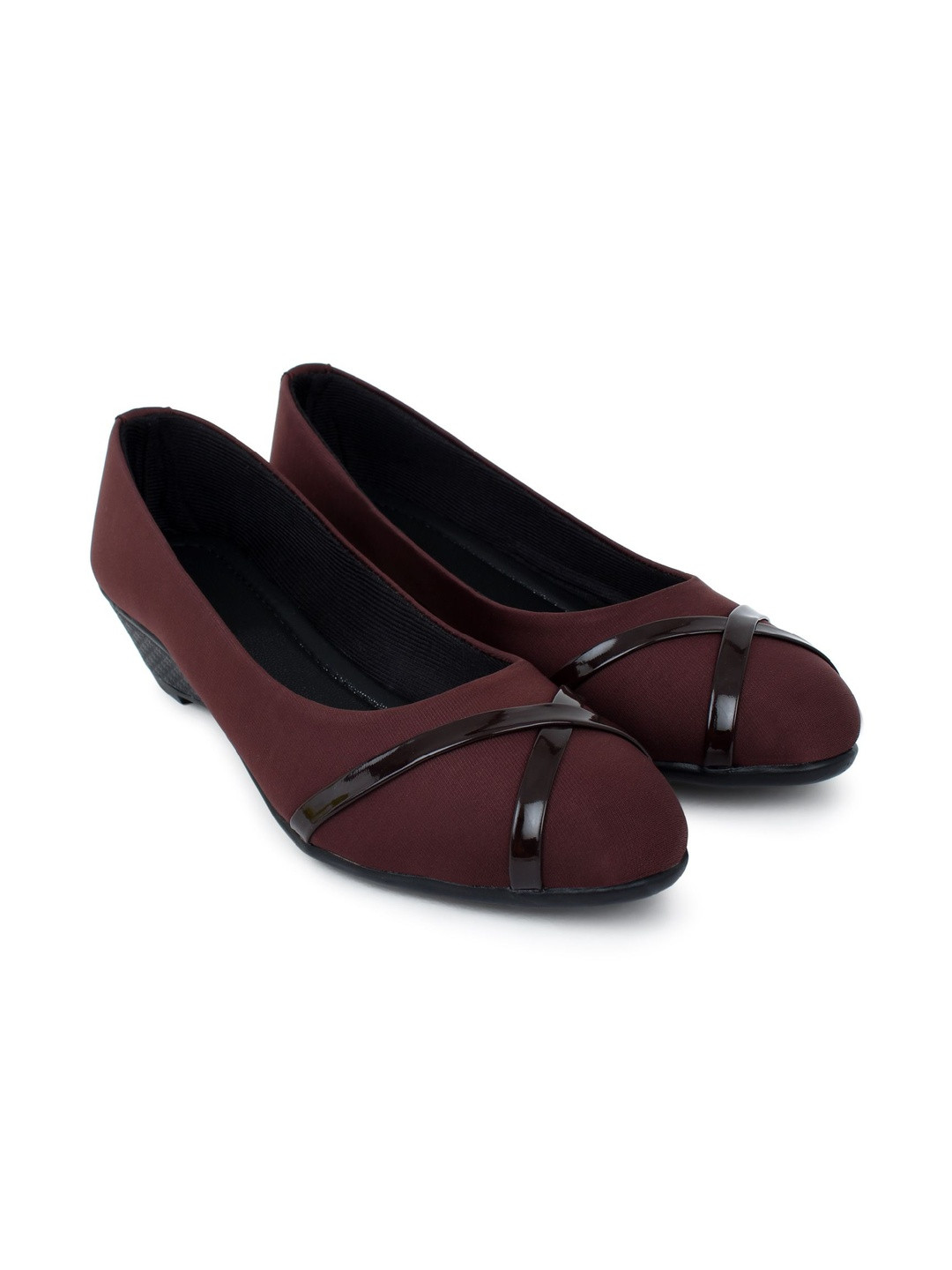 Luvfeet Round-Toe Wedge Pumps Ballerinas