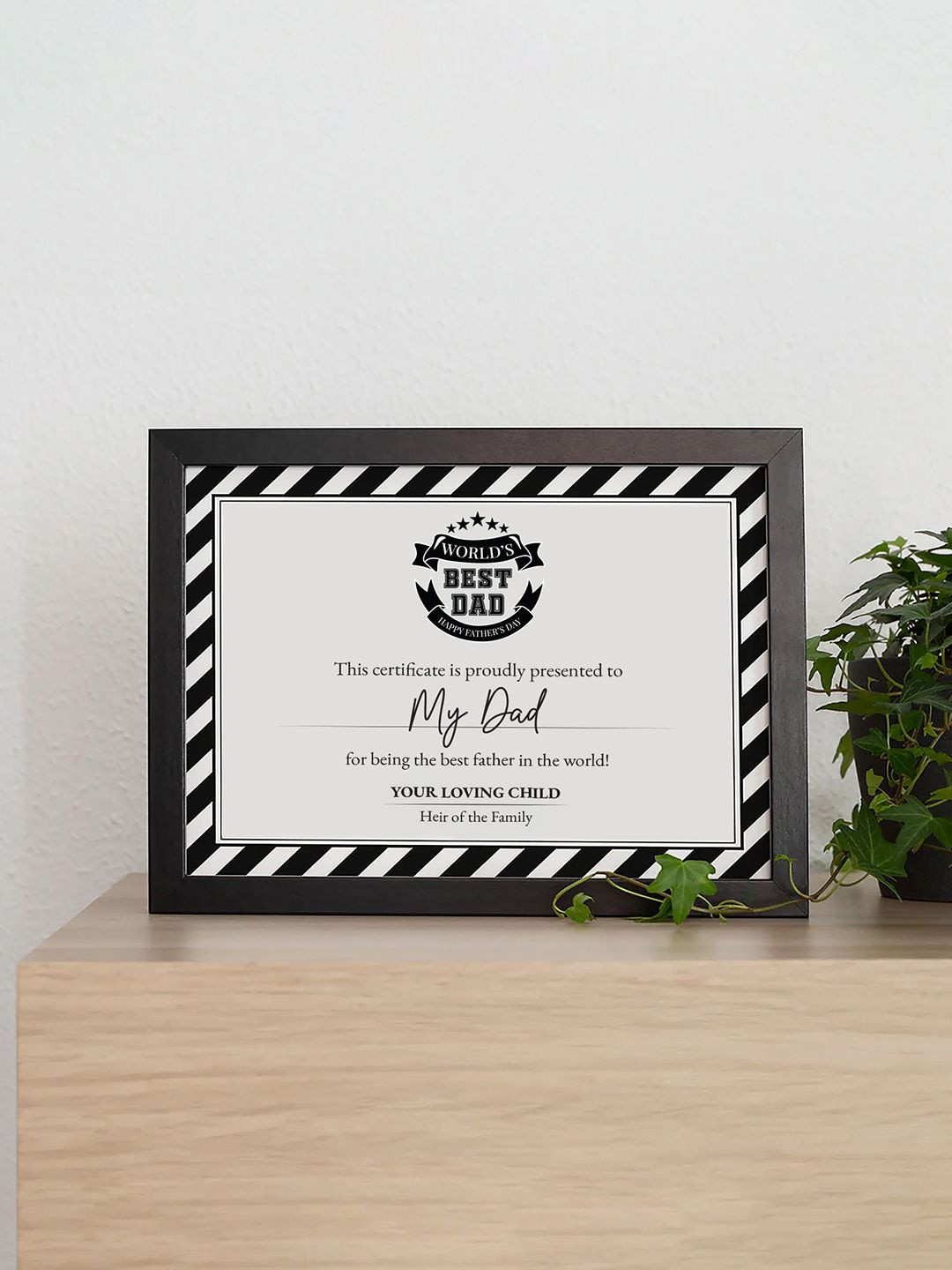 The Zappy Box Black Wood Wall Photo Frames